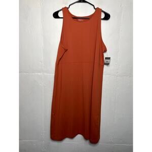 Eddie Bauer NWT Athletic Dress Size L Tall Empire waist Moisture wick UPF 50+